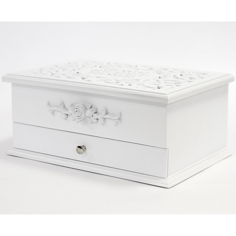 Wood Jewelery Box + Drawers