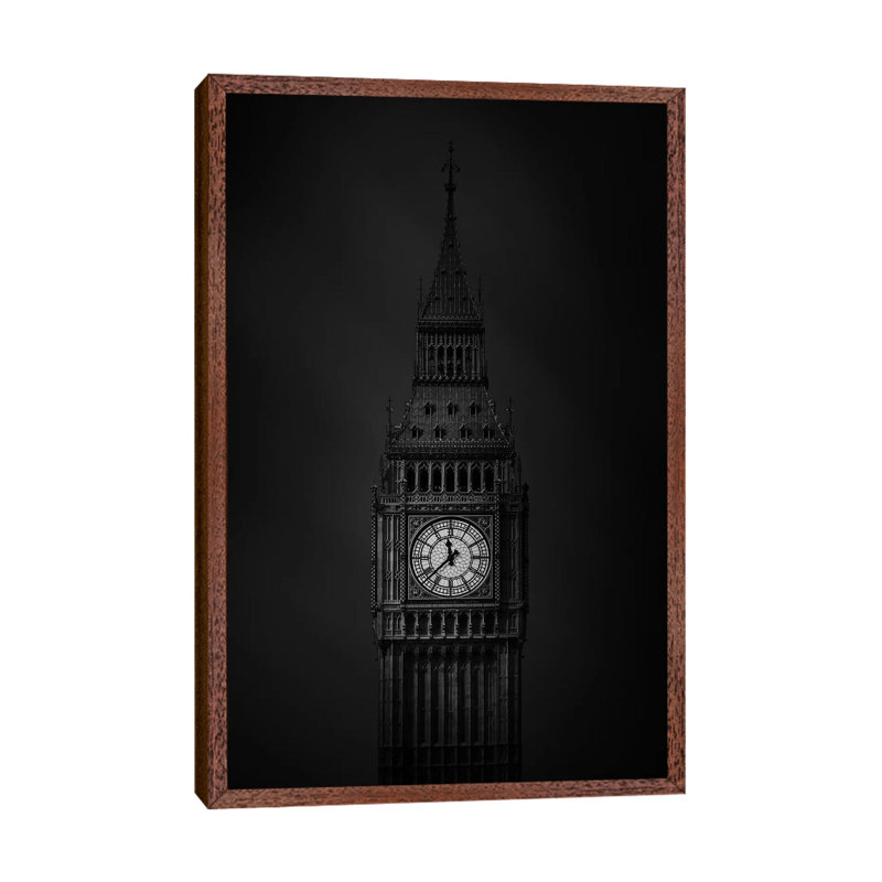 Big Ben II 1 Piece Wall Art on Canvas, 66.04 cm H x 45.72 cm W, Classic Wood Framed