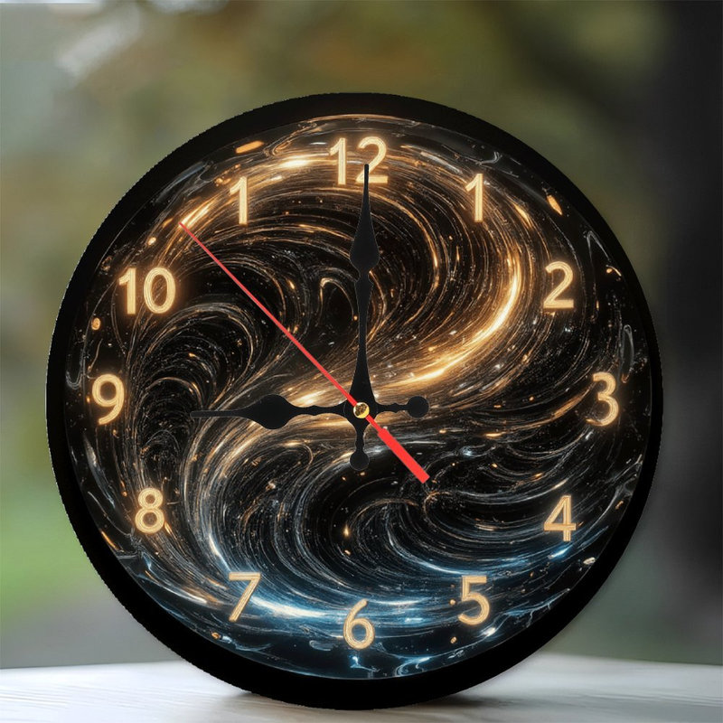 Horloge Cosmic Swirl