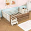 Lit plateforme en bois pour enfants avec bibliothèques de rangement-789304660-789304659