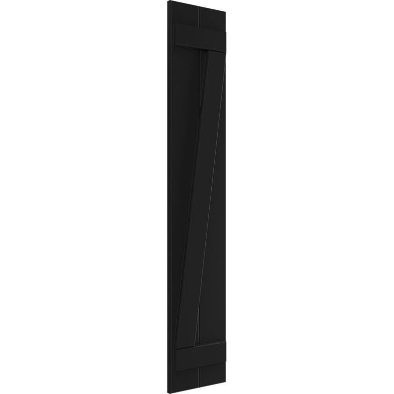 Volets en PVC True Fit, Noir, 10.75", 37"