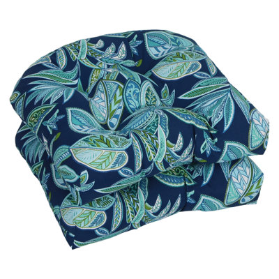 19-Inch Rounded Back Outdoor Chair Cushions (Set Of 2)