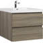 Meuble-lavabo flottant 30 po avec lavabo, rangement mural moderne pour salle de bain-432739418