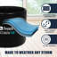 Baignoire glacée Freein pour 1 personne - Chlorure de polyvinyle (PVC) ovale à froid en noir