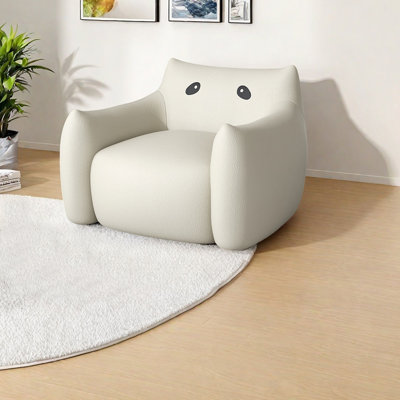 Modern leisure chairs and breathable faux leather