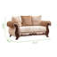 Causeuse moderne en bois d'ameublement Chenille