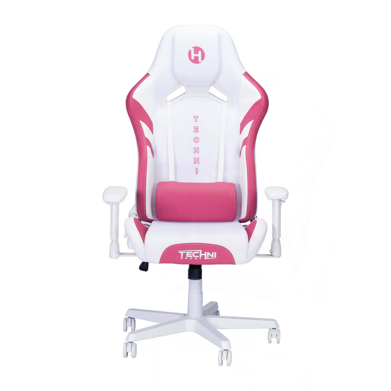 Fauteuil de jeu ergonomique, support confortable, réglage multi-angles, améliorez votre expérience de jeu, Gris, Blanc