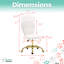 Chaise de bureau en fausse fourrure pour enfants-67073111