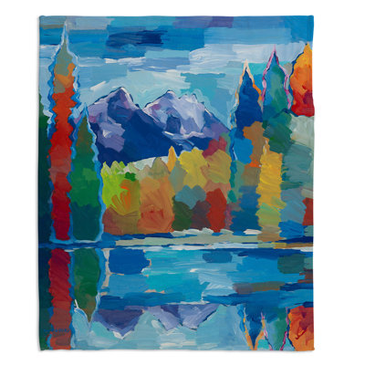Couverture en sherpa doux gem mountain