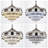 42-Inch Crystal Ceiling Fan with Remote Control, 3-Speed Dimmable LED Chandelier Fan, Retractable Blades for Living Room Bedroom