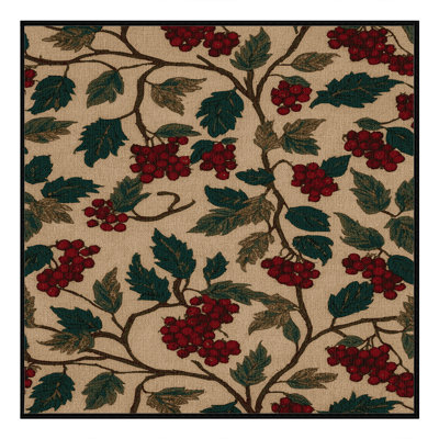 Washable Guarana Fruits Area Rug