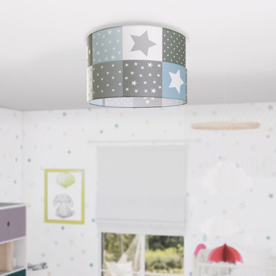 Cauley Fabric Flush Ceiling Light