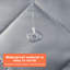 Rideau de porte imperméable en tissu Oxford pour portes doubles adapté à un usage domestique.