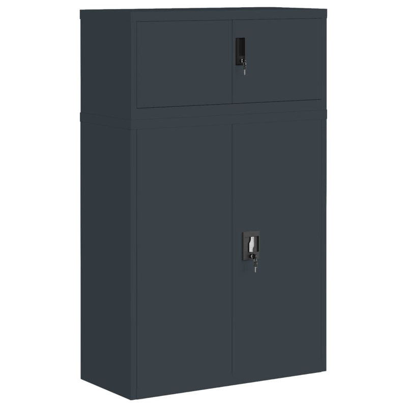 Diogenes 4 -Door 2 -Shelf Storage Cabinet, Anthracite