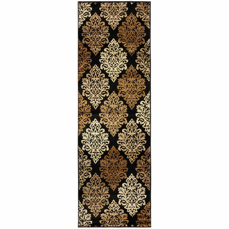 Coleene Washable Oriental Indoor Rug, Runner 2'7" x 8'