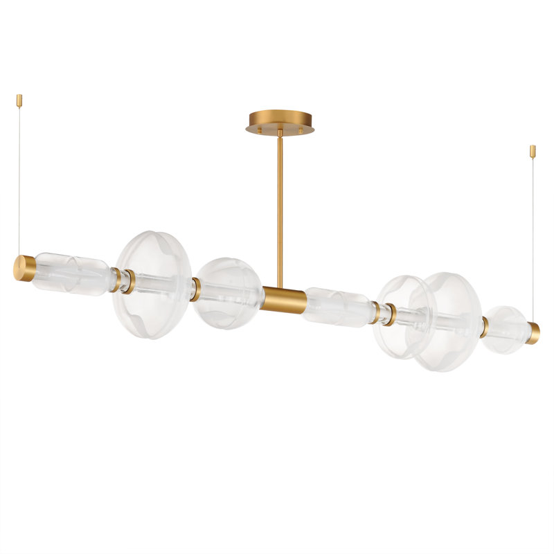 Gusto 1 - Light LED Pendant, Gold, Cloud White/Fog