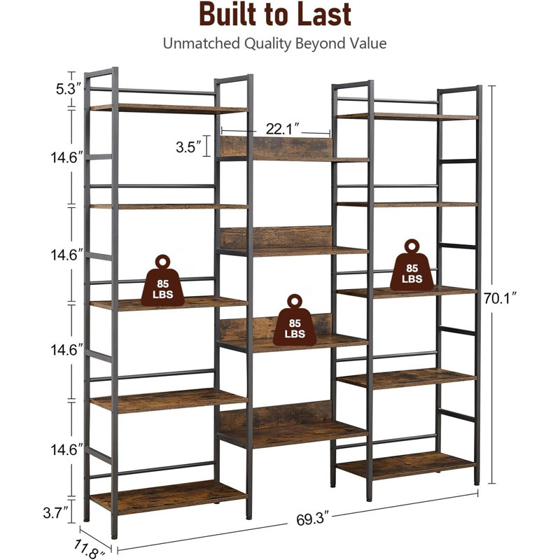 Elgielyn Bookcase, Brown