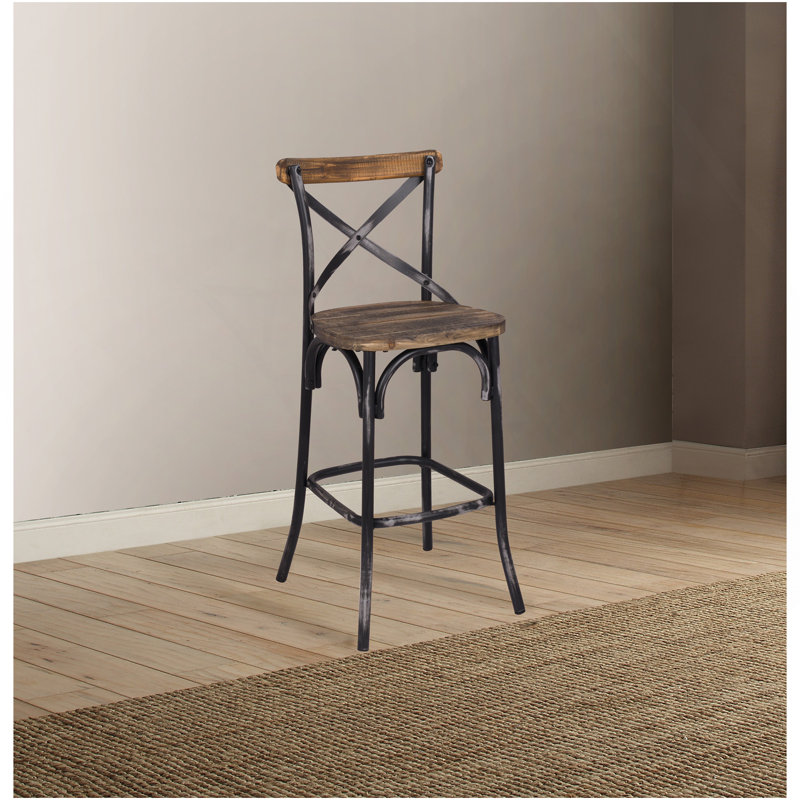 Chaise de bar Zaire, Noir