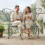 Butterfly Metal Garden Bench-208780049