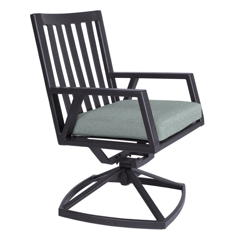 Aris Outdoor Rocker Chair, Graphite, Harris Stone