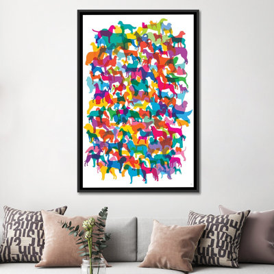« dogs i » par yoni alter, reproduction d’impression sur toile