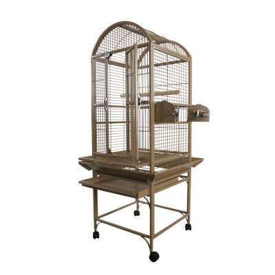 Cage à oiseaux avec dôme en fer 51 po Chineka