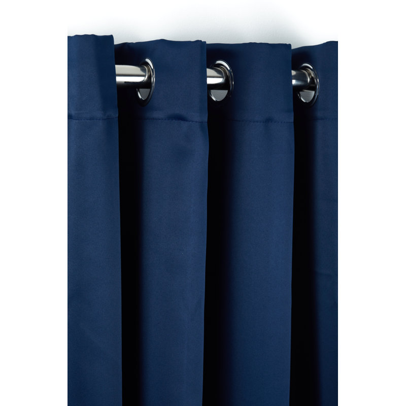 Lloyd Harbor Blackout Curtain Pair, 168 W x 183 D cm, Navy