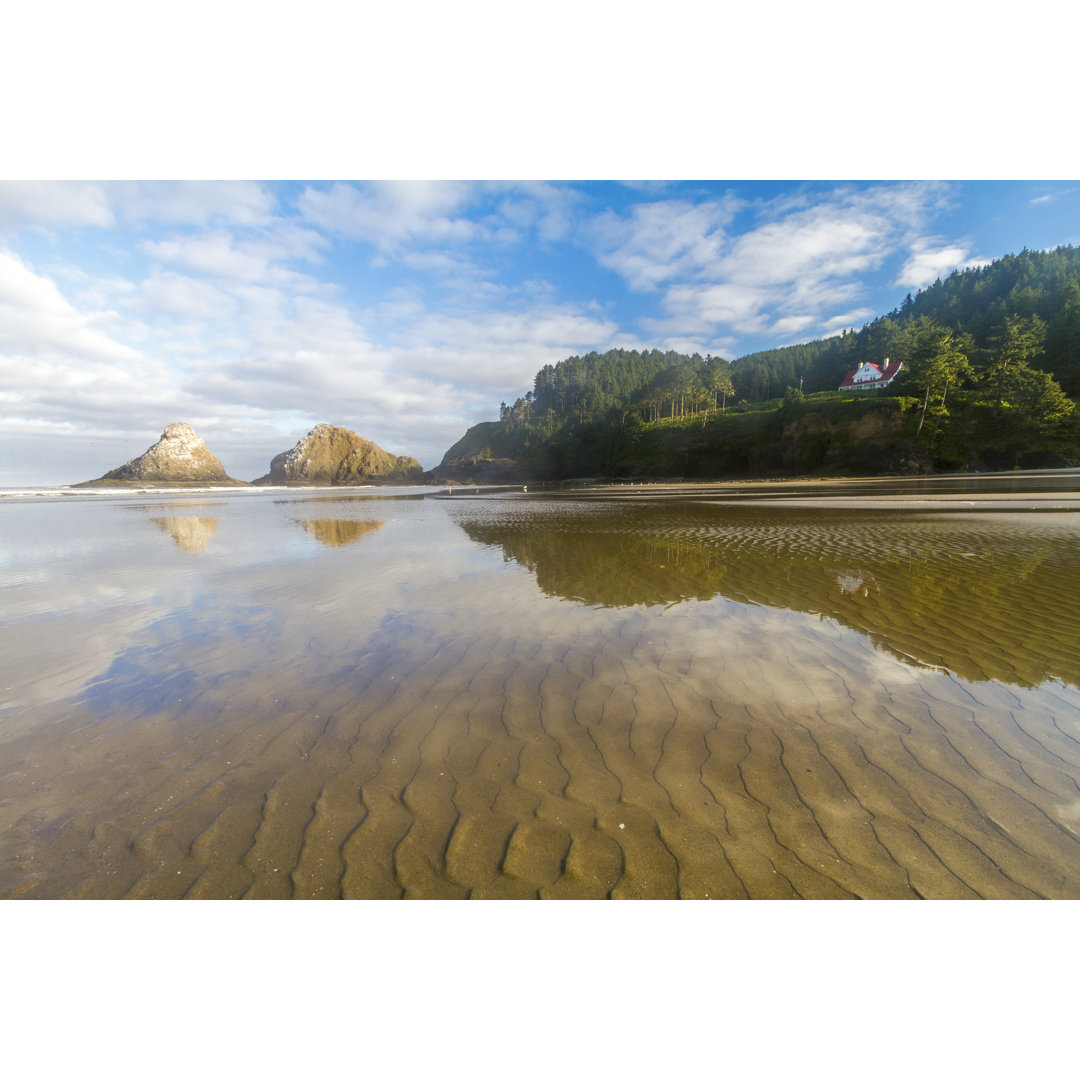 Heceta Head Leuchtturm von Spondylolithesis - Druck ohne Rahmen auf Leinwand