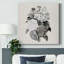 Neutre bouquet sur toile-1125496843