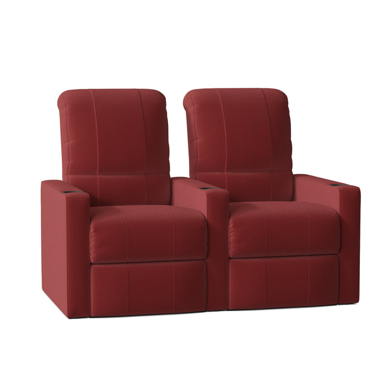 Fauteuil de cinéma (rangée de 2), Manuel, Rouge luxueux
