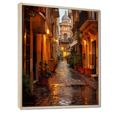 «Maighdiln Italy Eternary City Whispers», art mural pour le salon en Italie