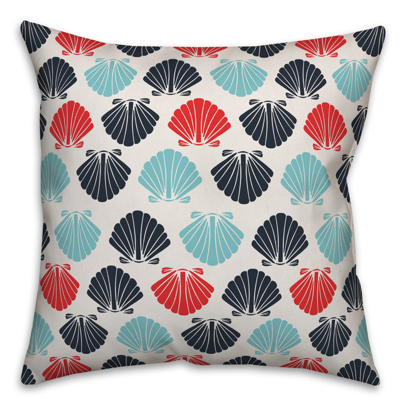  Coussin Nautical, 20 po x 20 po, Polyester / Bourre en polyester