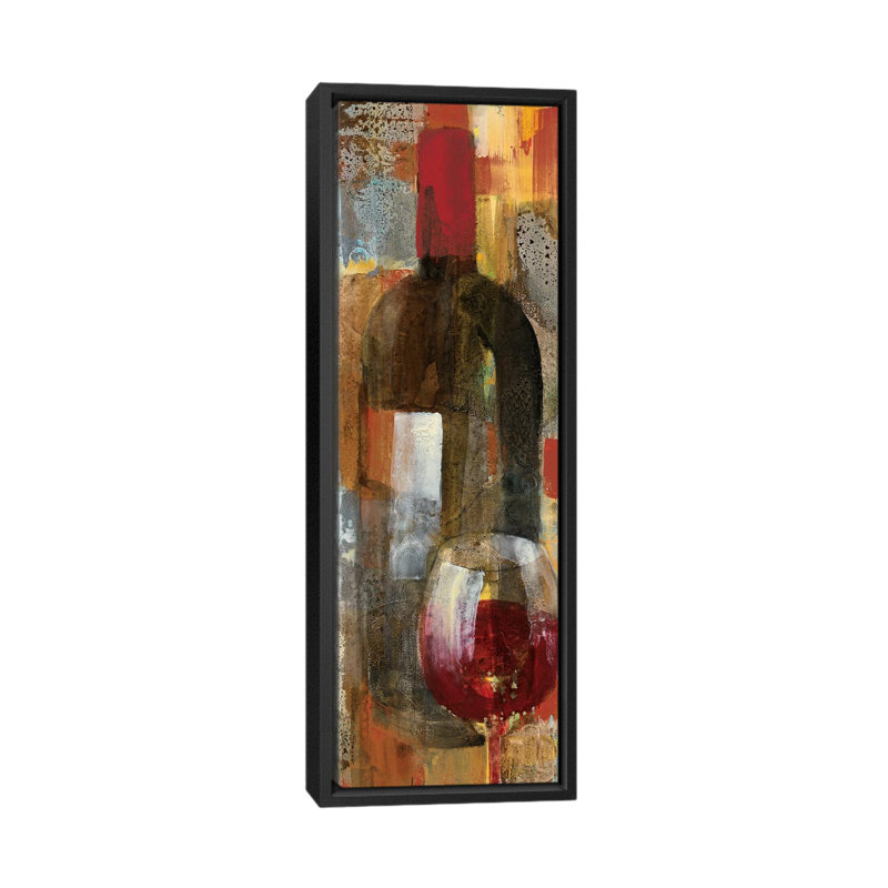 « festa iii », reproduction d’art sur toile, H 36 po x l 12 po x P 1,5 po, Cadre noir