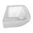 The Renovators Supply Inc. 9 " Vitreous China Rectangular Bathroom Sink with Faucet and Overflow Hole
