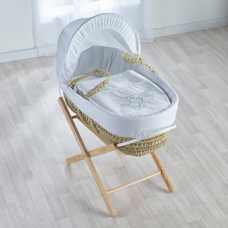 Moses Basket with Bedding with Mattress