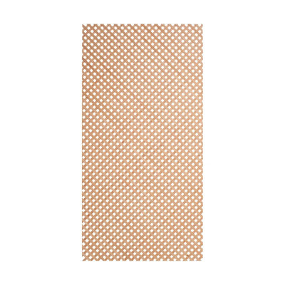 Insertion de panneau mini en treillis massif non fini 23-5 / 8 po x 47-1 / 4 po x 1/8 po