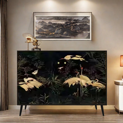 Double-Door Entryway Accent Cabinet Sideboard