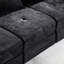 Lit modulaire convertible pour lit modulaire en flanelle rembourrée modulaire pour chambre à coucher Support en mousse à haute densité Emballage scellé sous vide Revêtement de dossier facile d'entretien en chenille