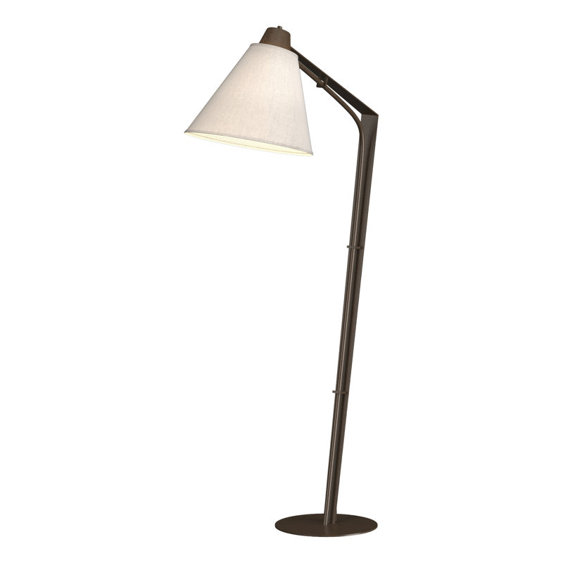 Reach 55.2" Task Floor Lamp, Flax, Bronze