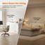 Lit escamotable Queen avec 2 tiroirs de rangement, blanc-813668204