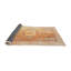 Tapis en laine doré / brun-1769759372