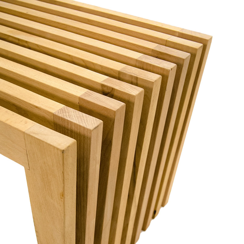 Dieke Solid Wood Bench, H45 x W150 x D36cm