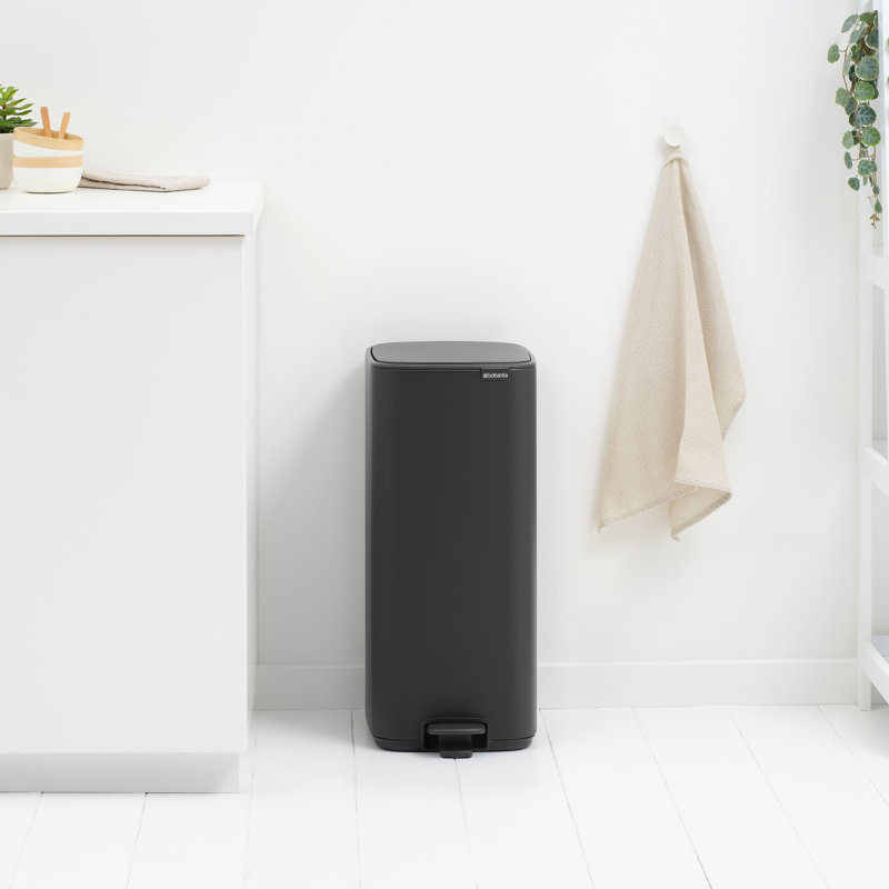 Brabantia 30 Litre Bo Pedal Bin, Mineral Infinite Grey