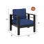 Chaise de patio en aluminium 2 pièces-109406529