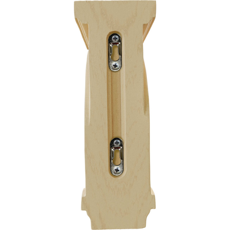Corbeau à volutes, Érable, H 9 po x l 3,25 po x P 5 po