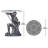 Battle Knight Glass Figurine End Table