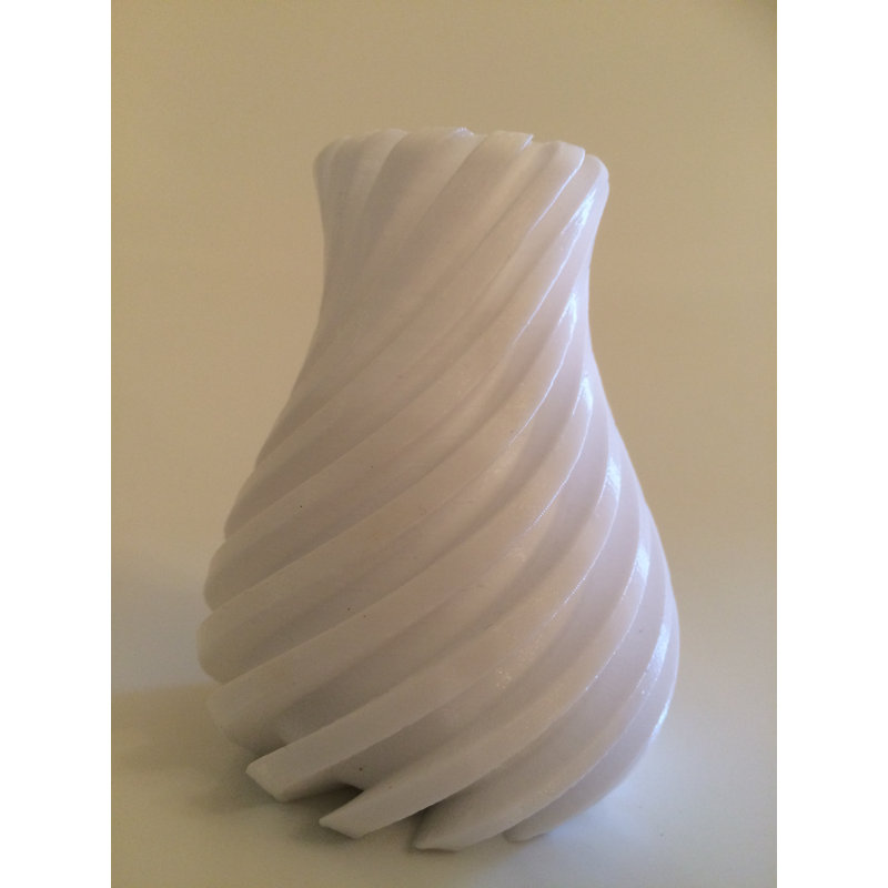Pinnix Table Vase, White