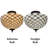Jackqueline Glass Semi Flush Mount