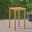 Table de bar d'extérieur carrée en bois d'acacia minimaliste-827626103