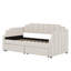 Lit de jour simple tapissier avec tiroirs-102180247